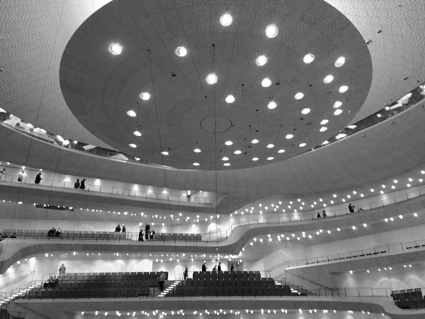 before the concert in the elbphilharmonie