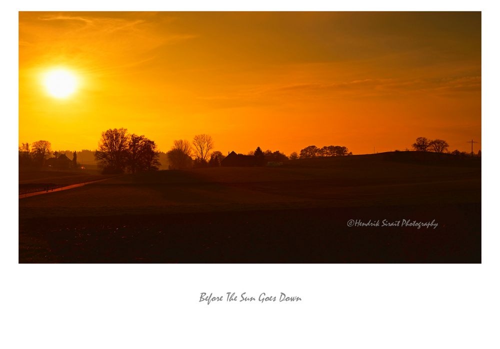 Before The Sun Goes Down by Hendrik Sirait 