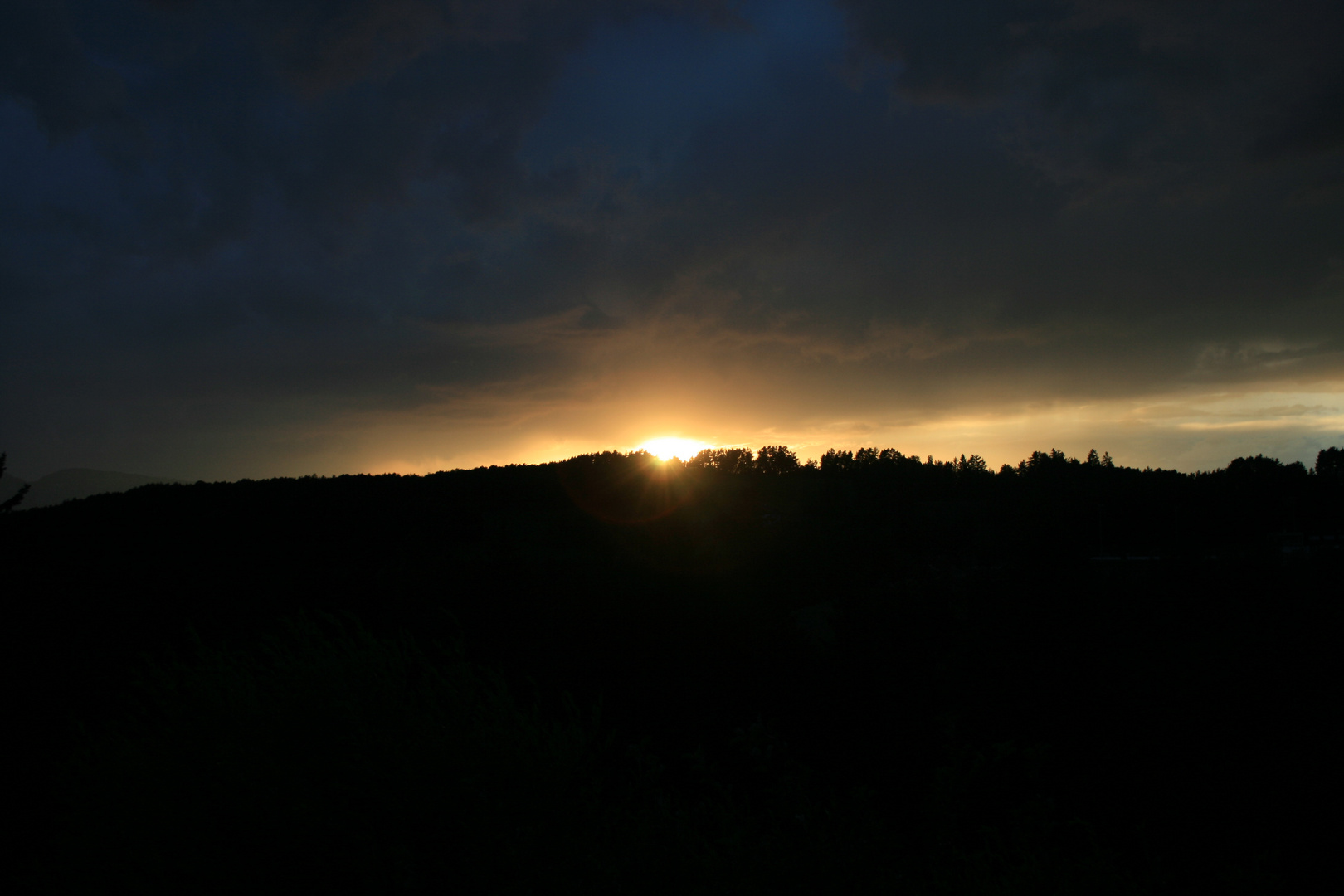 before the thunderstorm