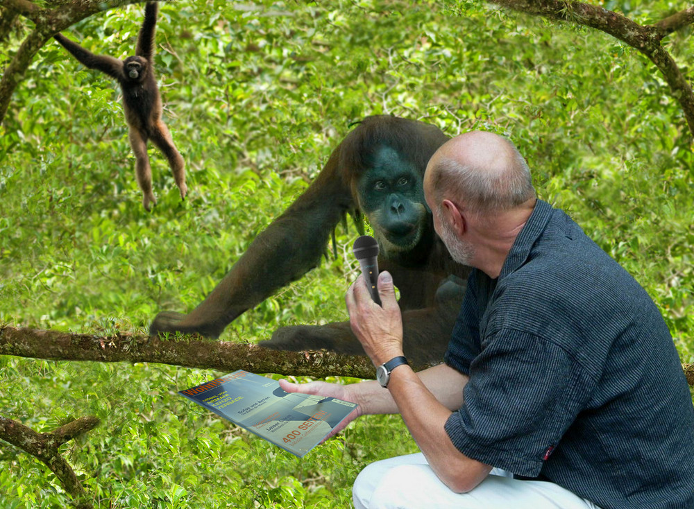 Befragung in Borneo