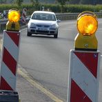 Begegnen sich zwei bei Schräglage