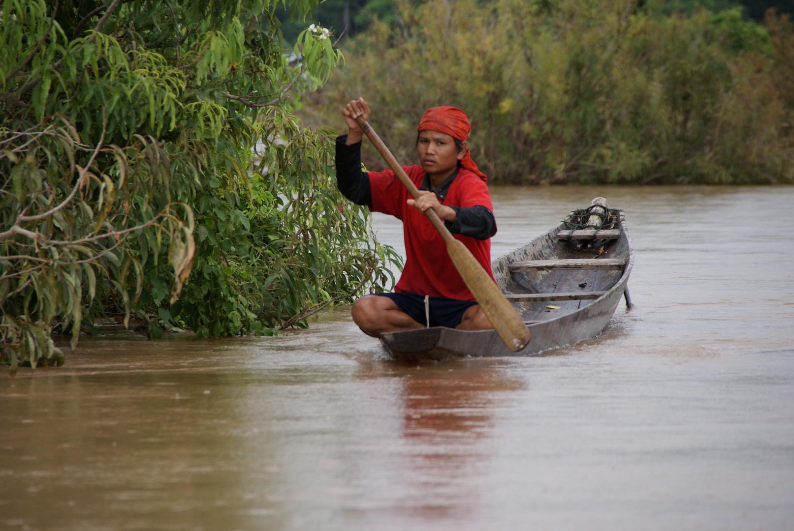 begegnung am fluß, die viertausend inseln des mekong, südlaos