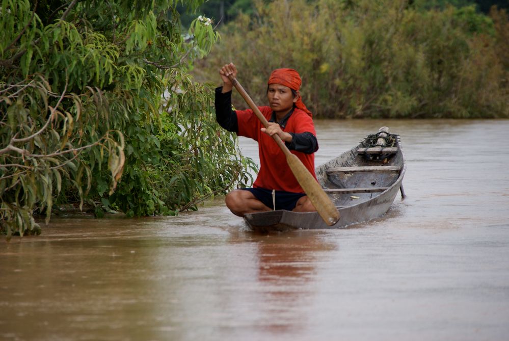 begegnung am fluß, die viertausend inseln des mekong, südlaos