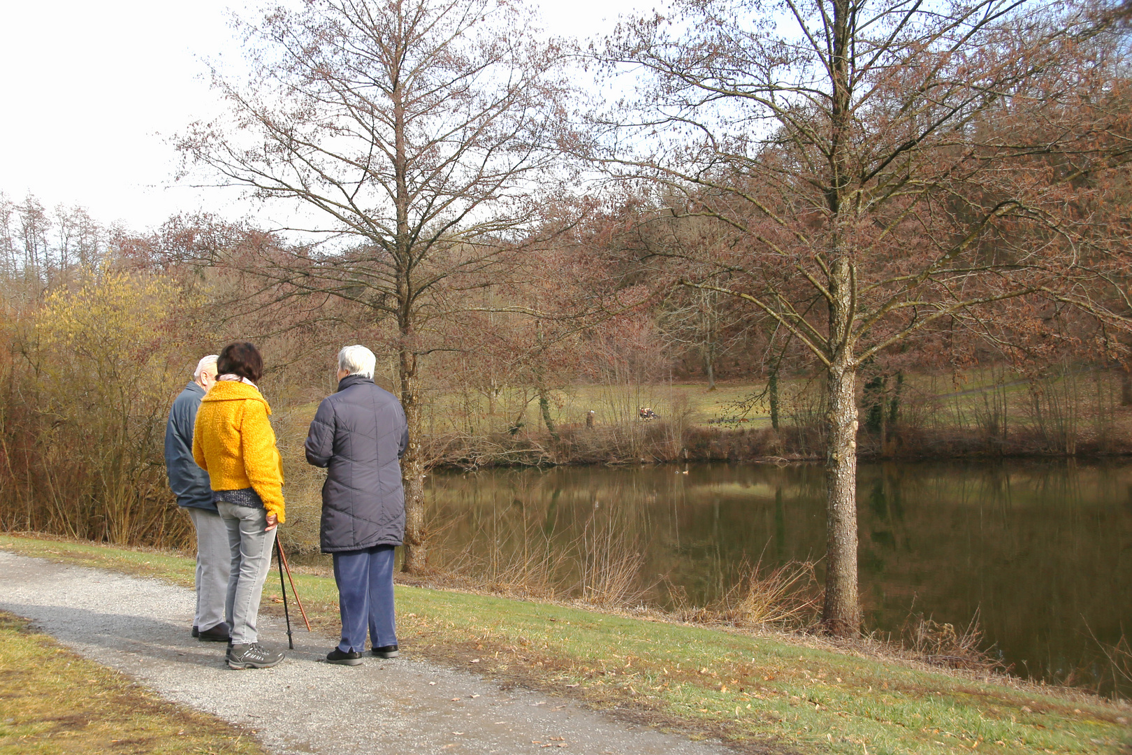 Begegnung am Kreuzbergsee