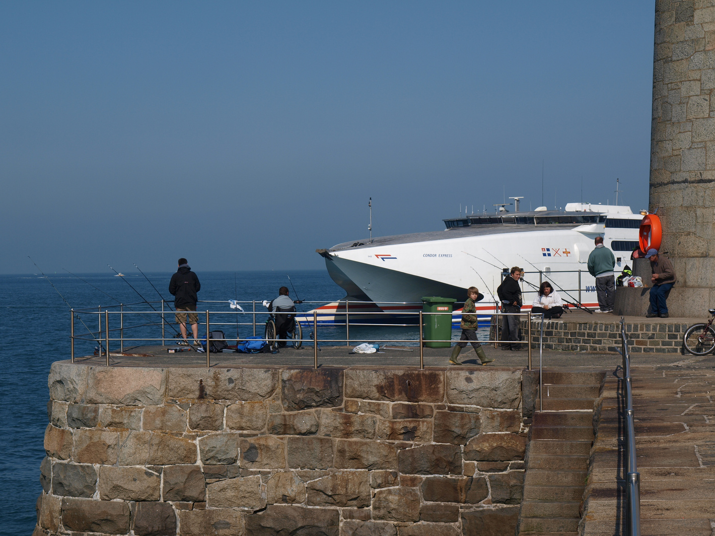 Begegnung am Pier