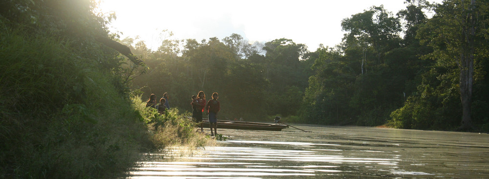 Begegnung am Rio Chambira