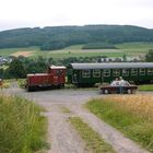 Begegnung am Schienenstrang