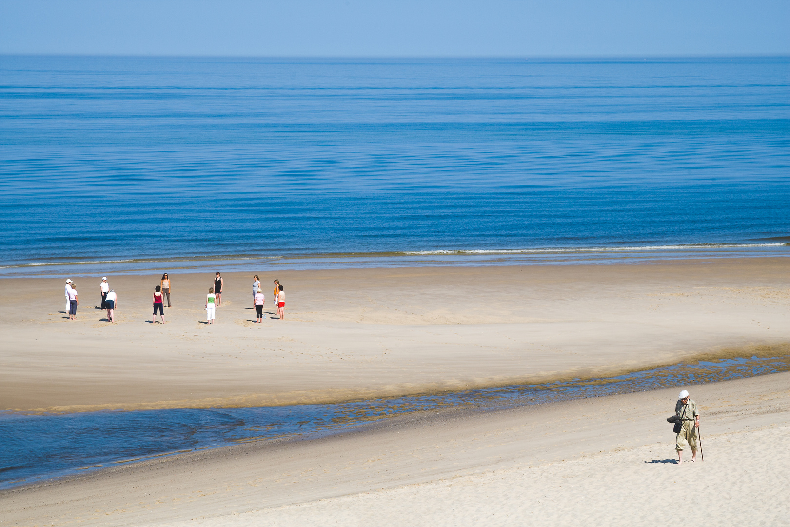 Begegnung am Strand