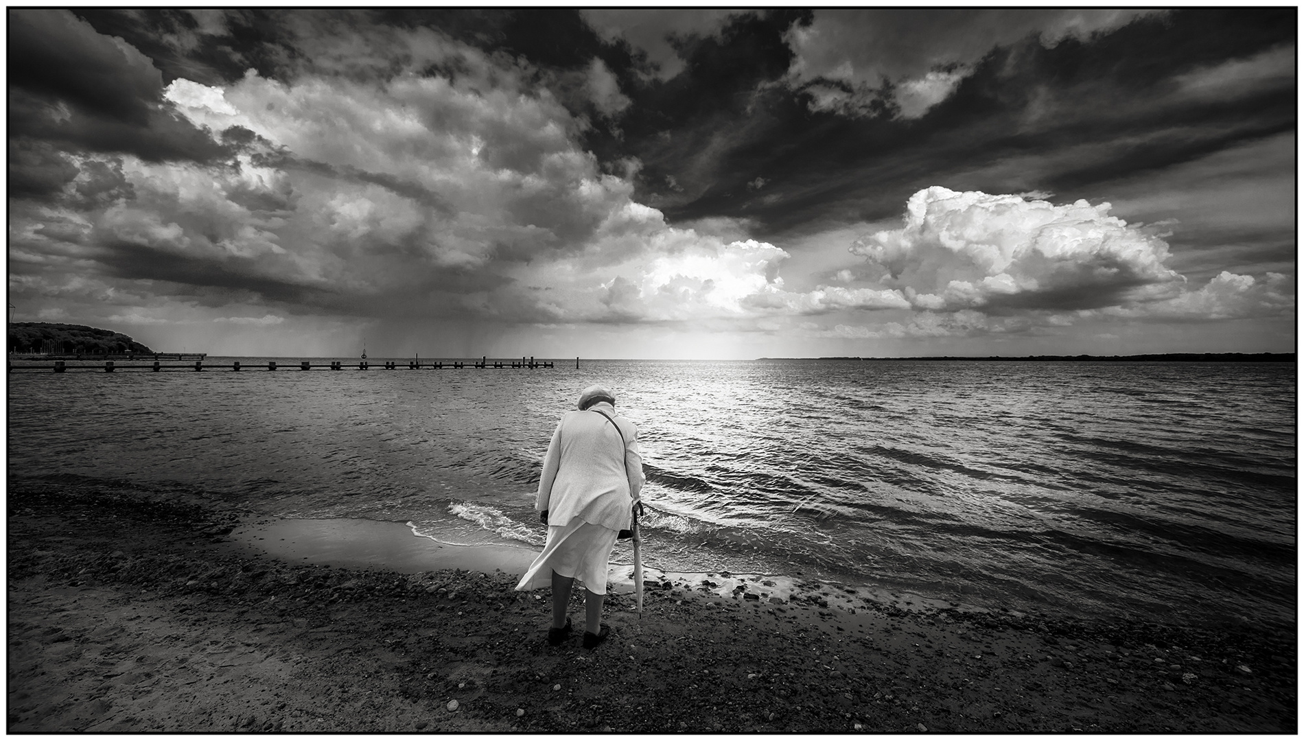 Begegnung am Strand