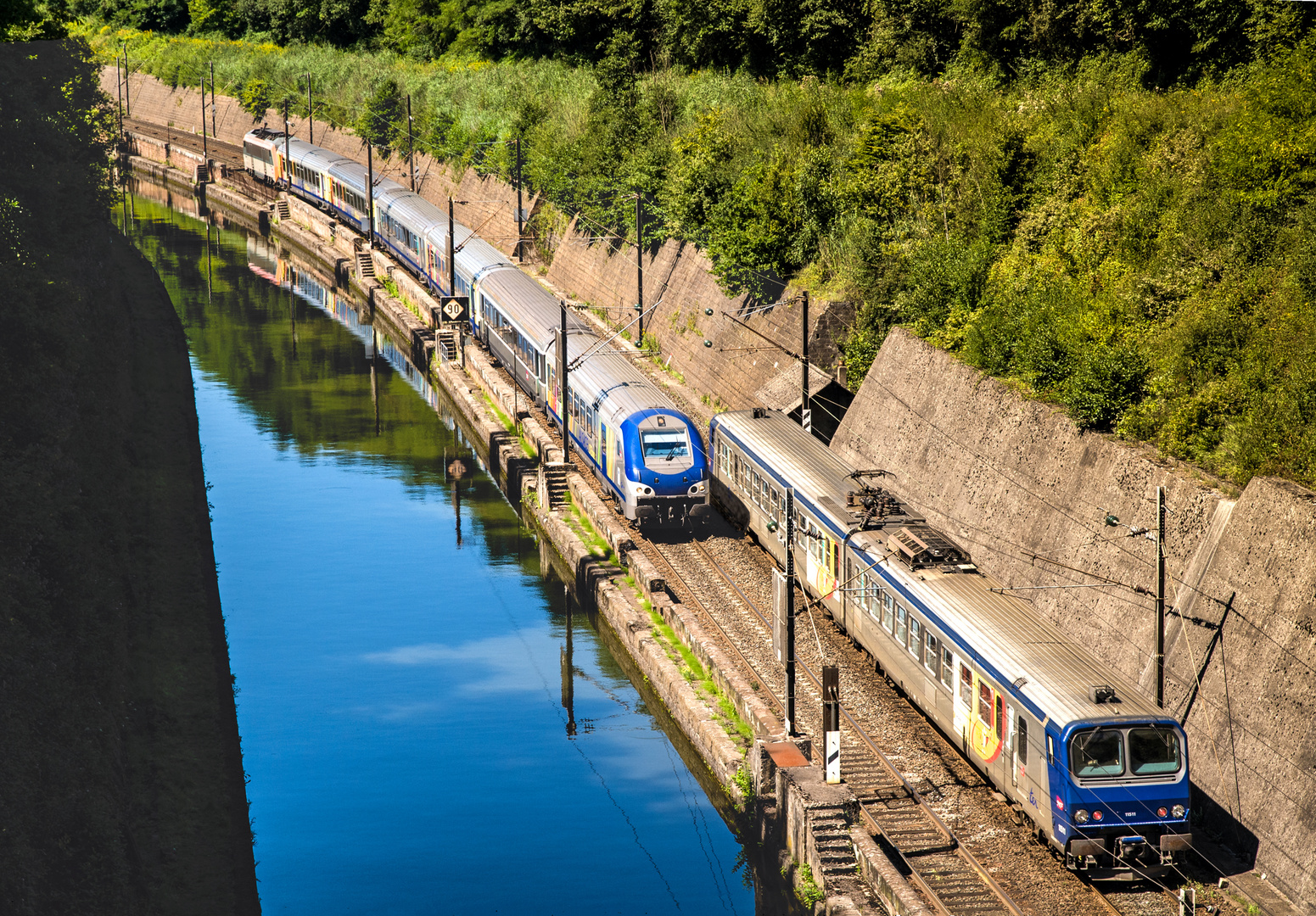 Begegnung am Tunnel