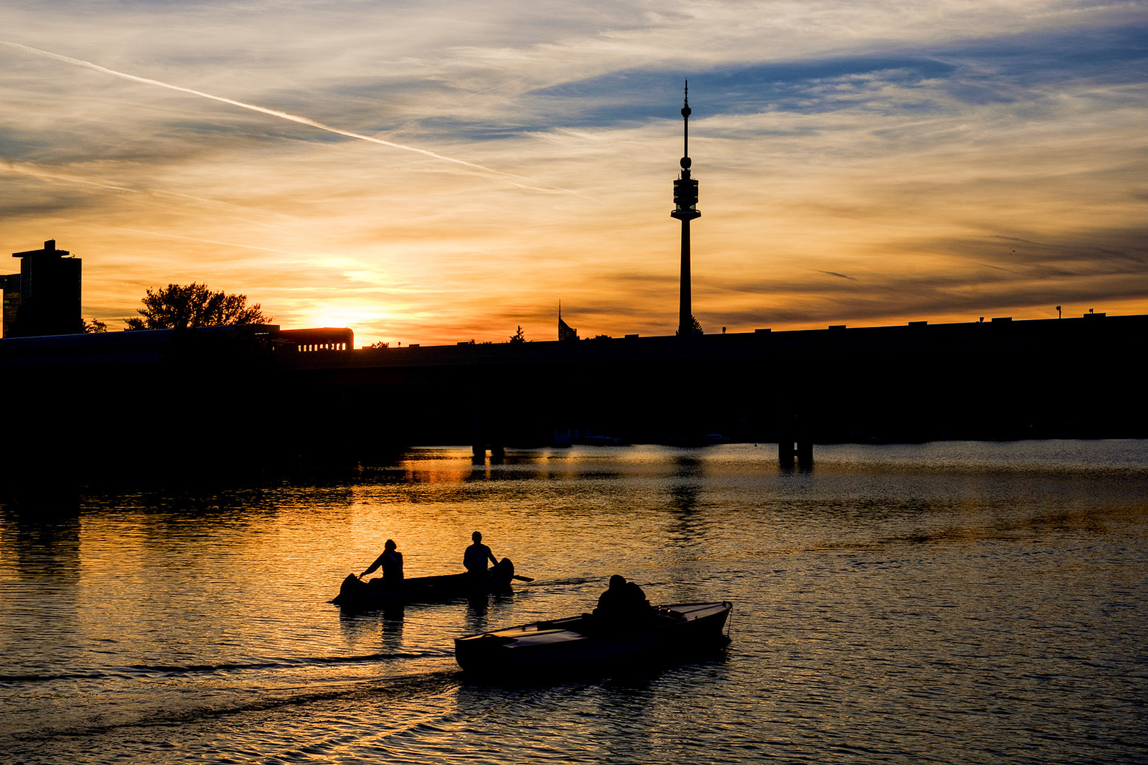 Begegnung an der Alten Donau