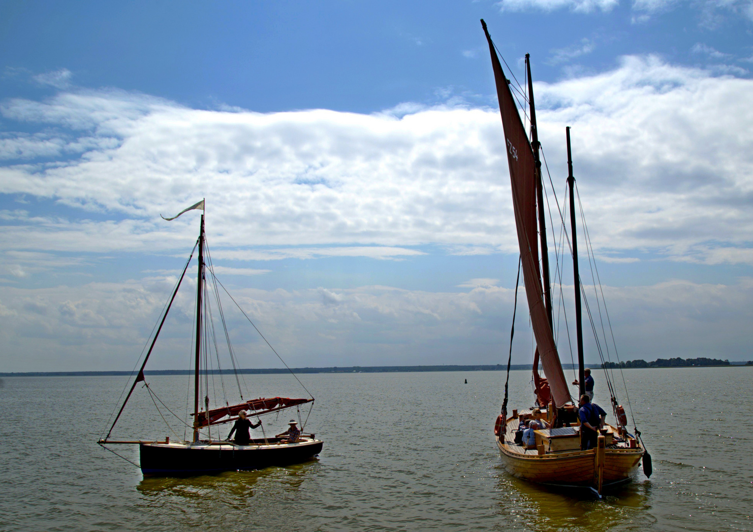 Begegnung auf dem Bodden