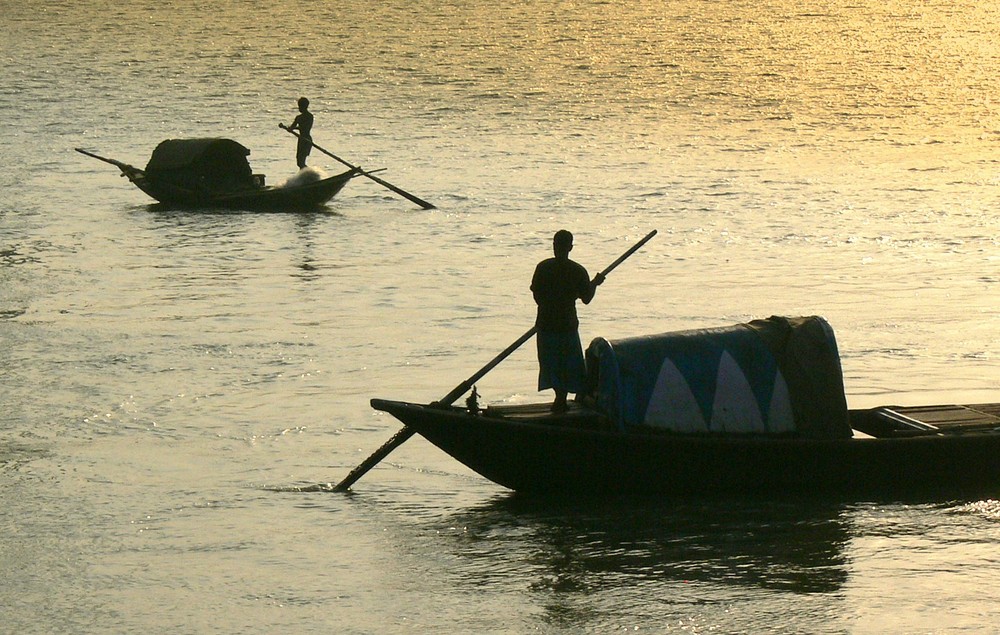 Begegnung auf dem Fluss