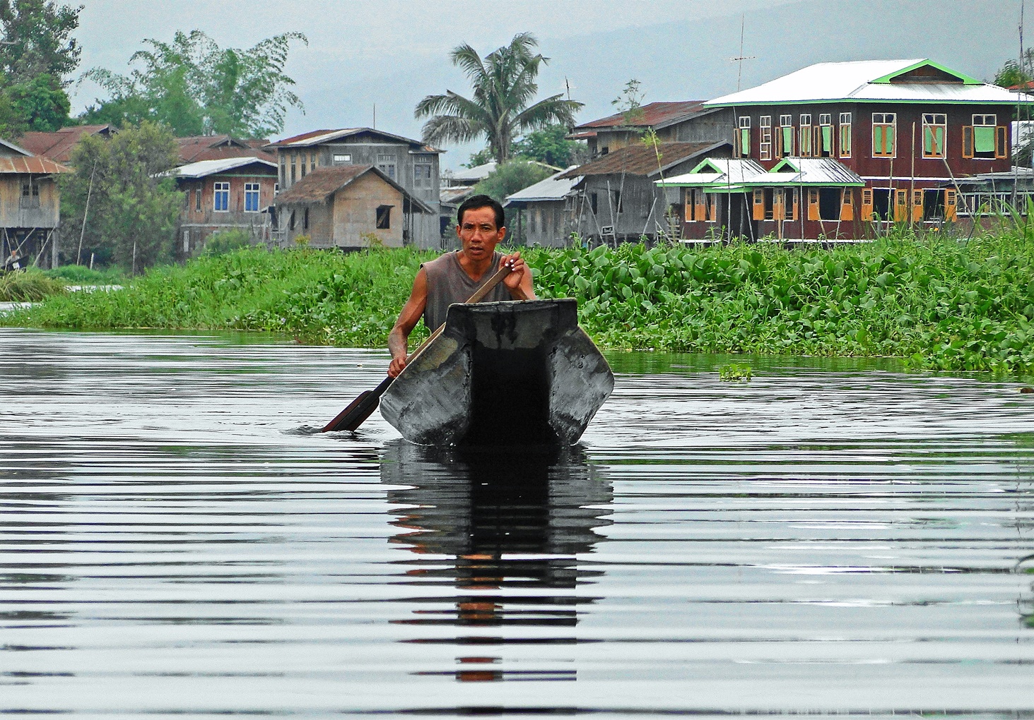 Begegnung auf dem Inlesee