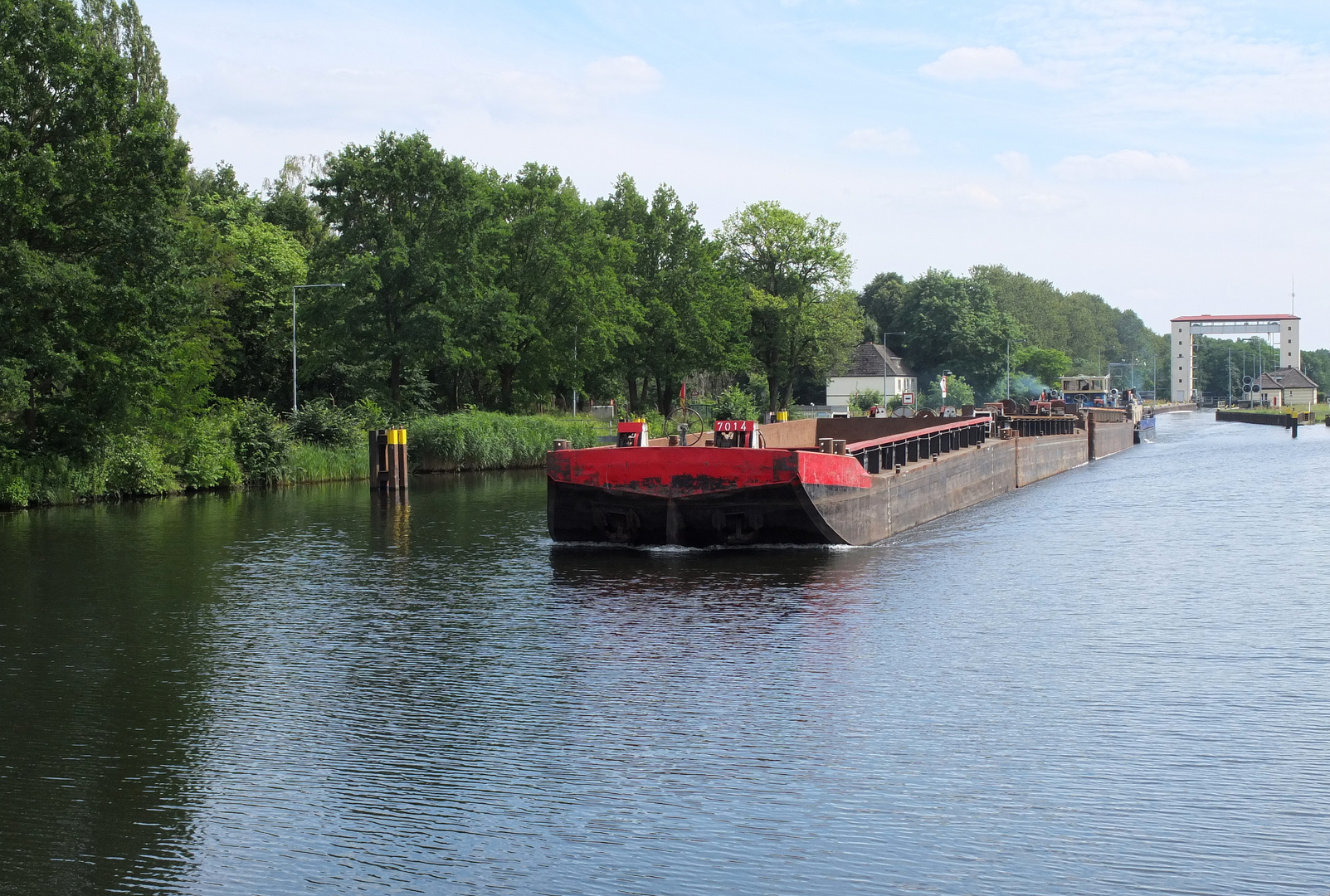 Begegnung auf dem Kanal