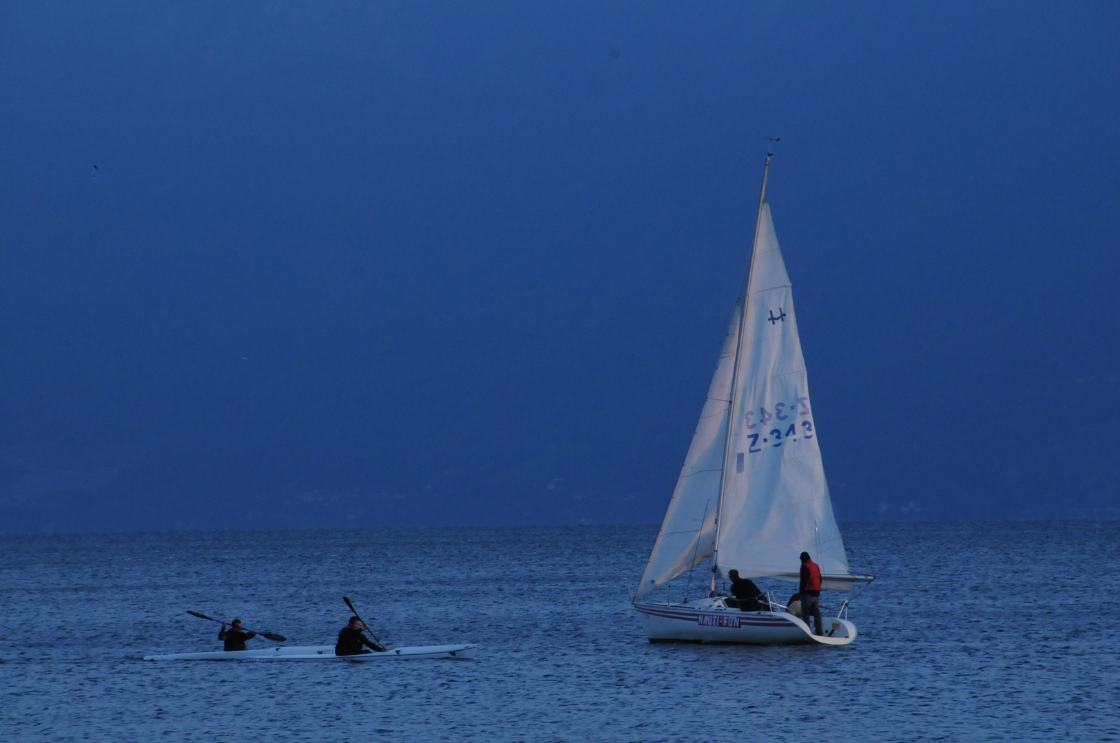 Begegnung auf dem Lac Léman