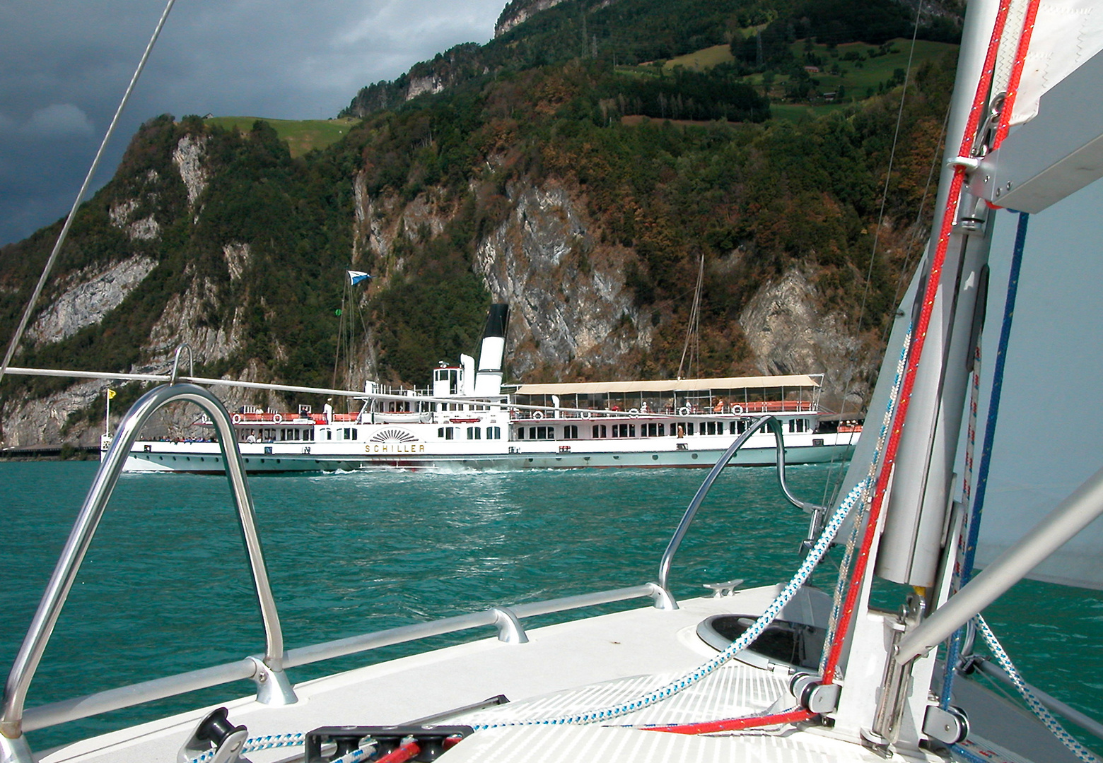 Begegnung auf dem Urnersee