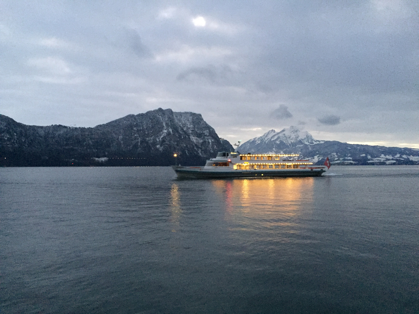 Begegnung auf dem Vierwaldstättersee ...