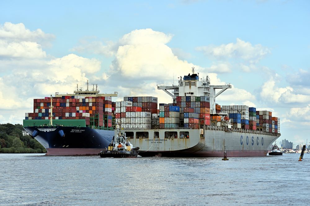 Begegnung auf der Elbe