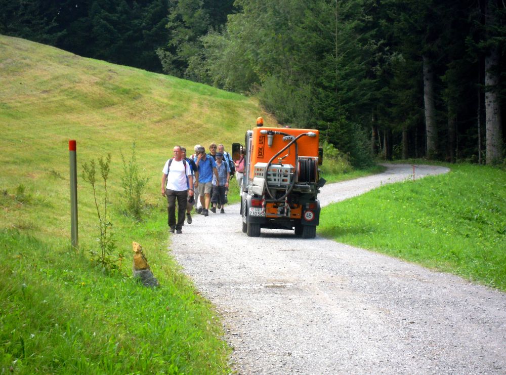 Begegnung auf der Krienseregg ...