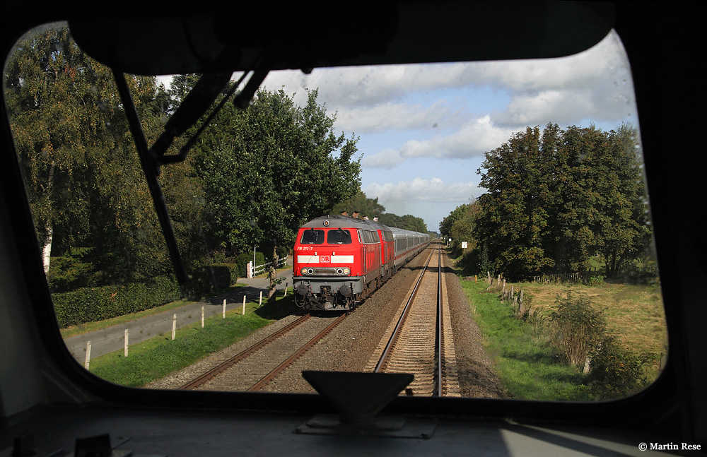 Begegnung auf der Marschbahn