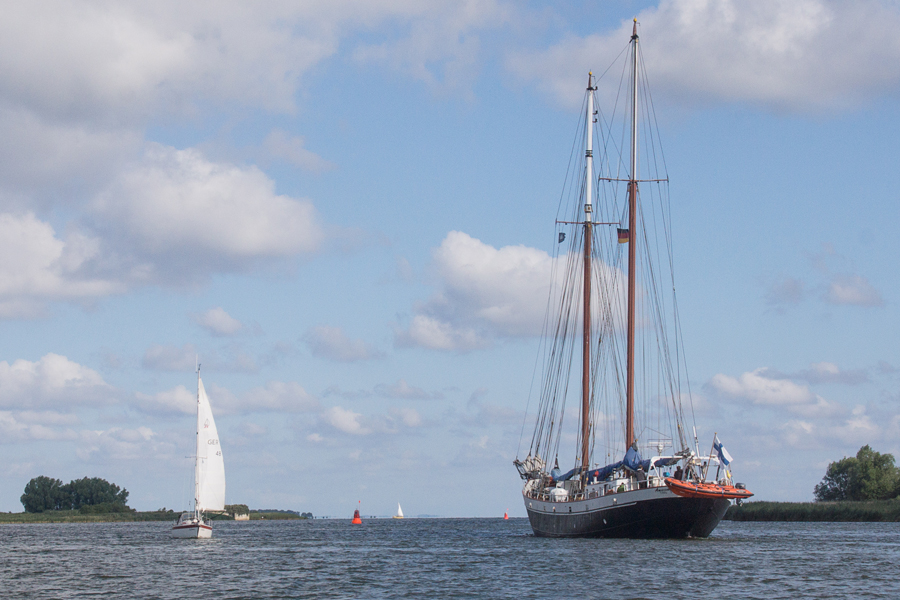 Begegnung auf der Peene