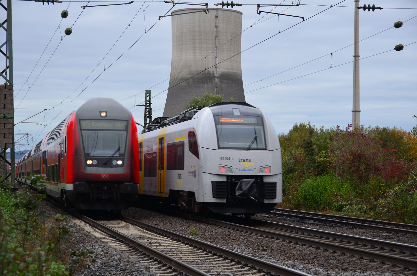 Begegnung auf der Schiene