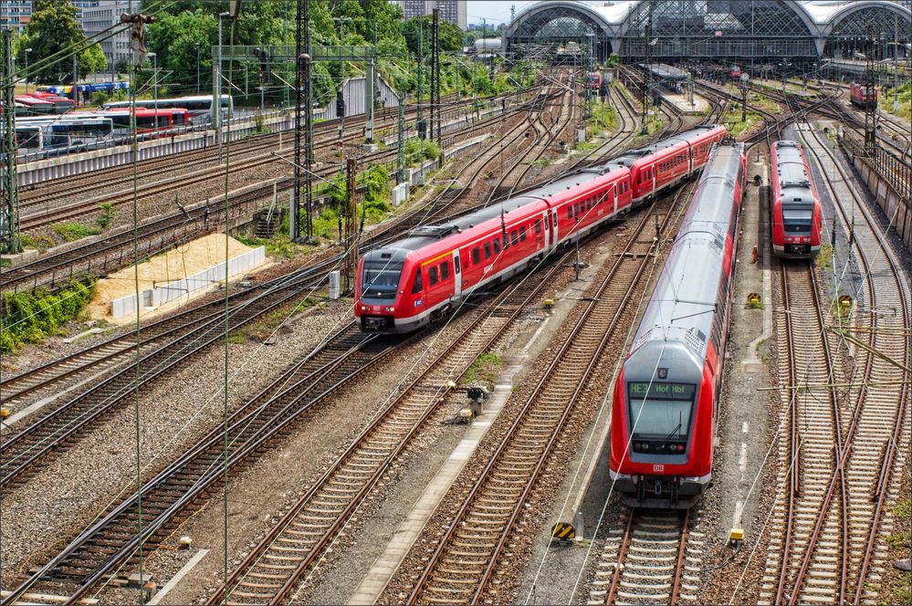 Begegnung auf Schienen