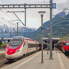 Begegnung im Bahnhof Visp