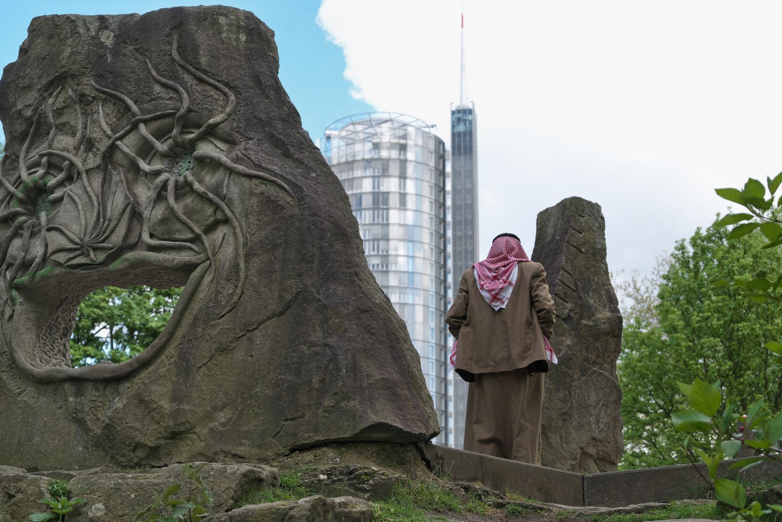 Begegnung im Park