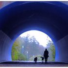 Begegnung im Quellentunnel