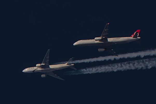 Begegnung in der Luft