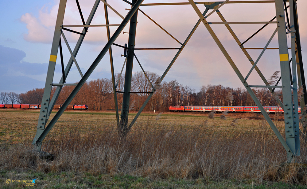 Begegnung in rot