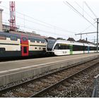 Begegnung Intercity und Thurbo-Regionalzug