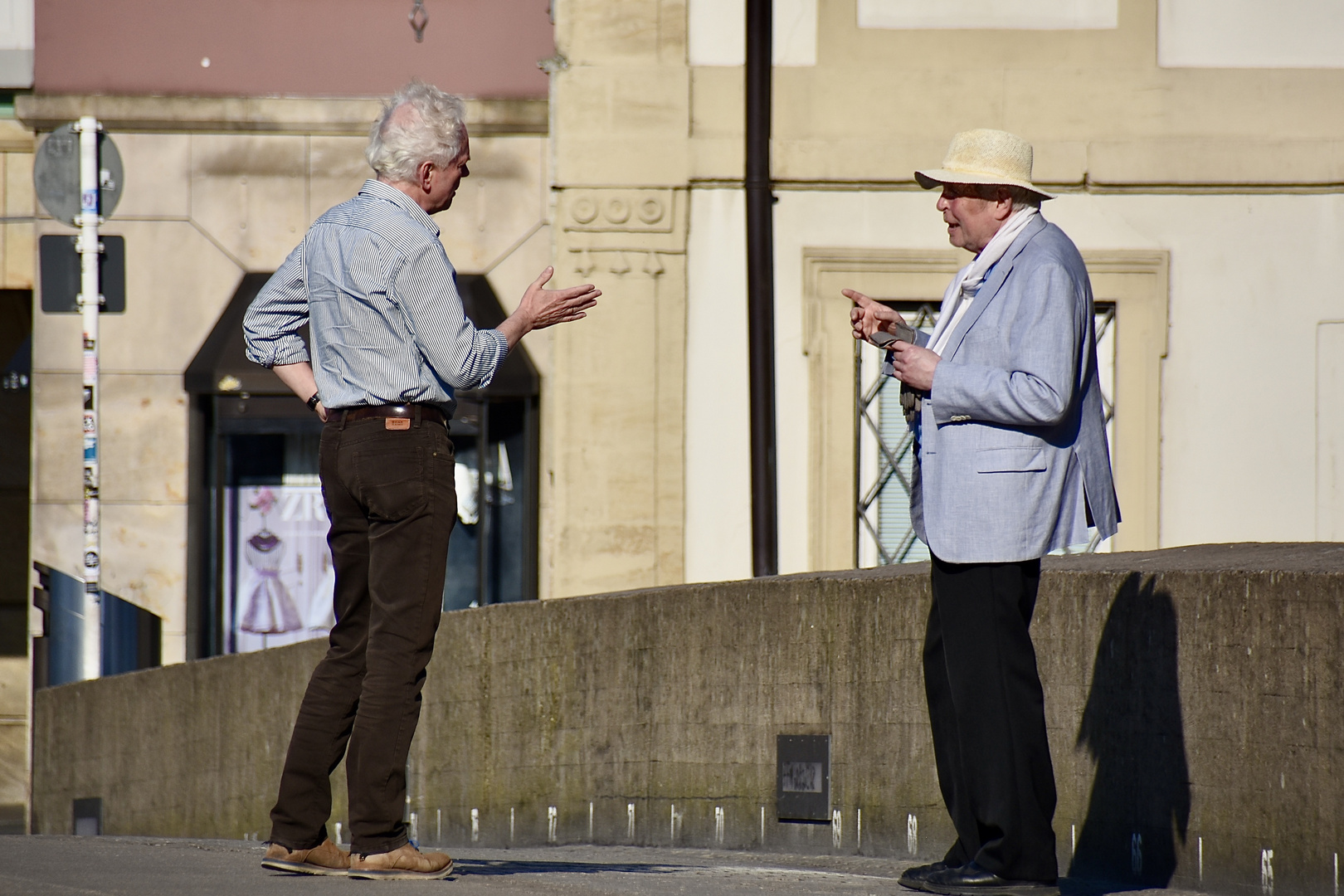 Begegnung mit Abstand 