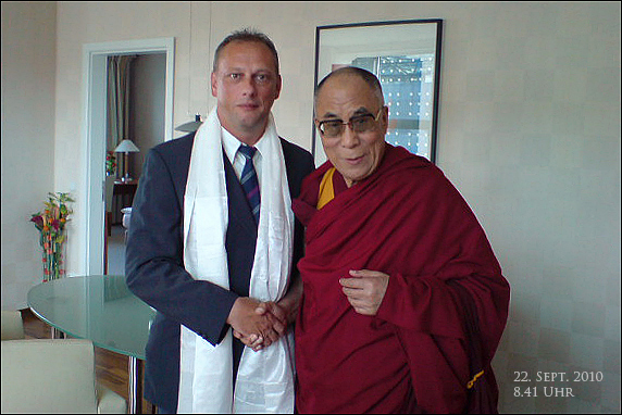 Begegnung mit dem Dalai Lama