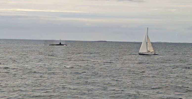 Begegnung mit dem "U-Boot"