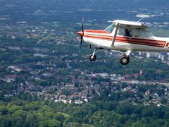 Begegnung mit einem Sportflieger