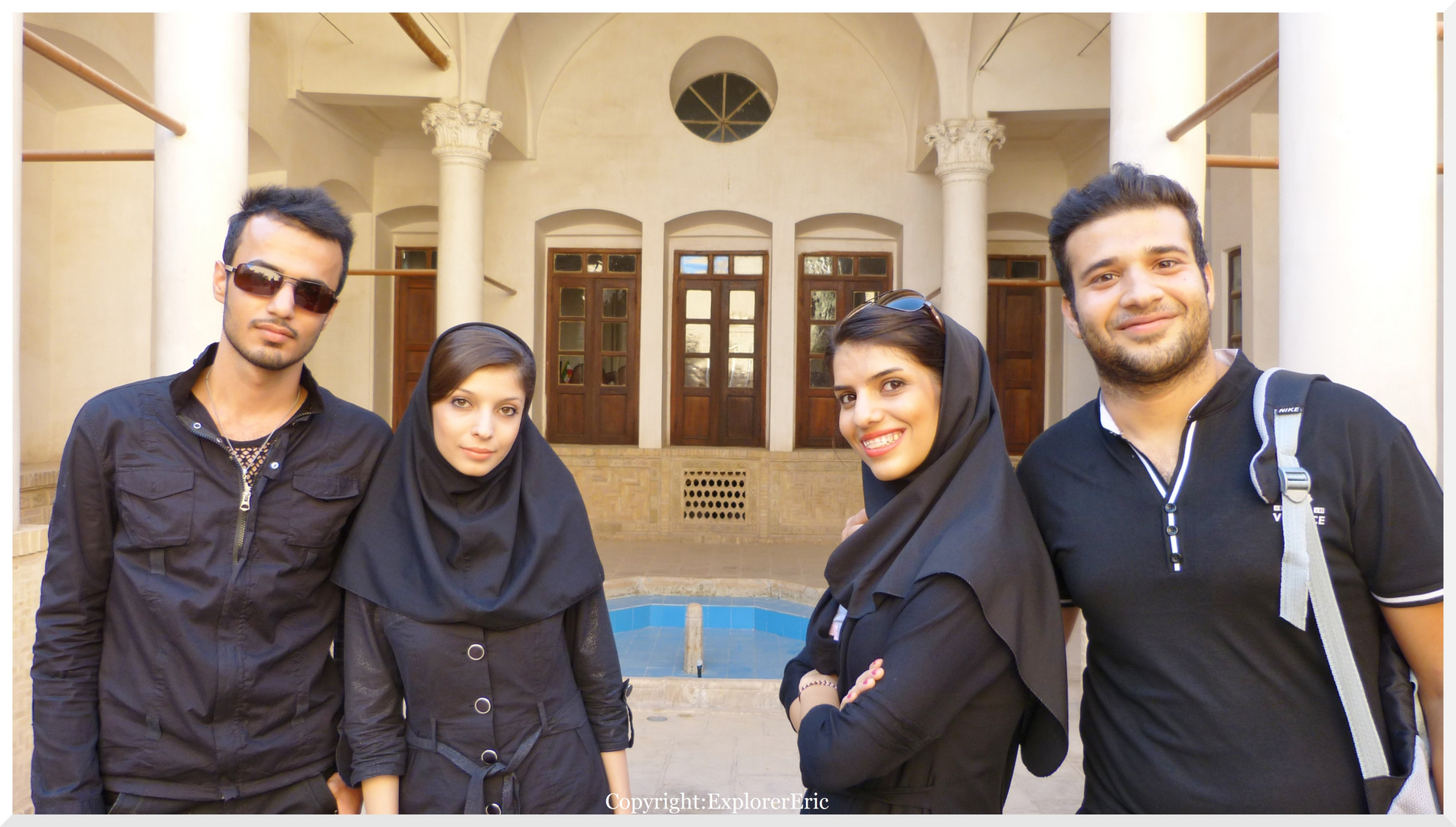 Begegnung mit iranischen Studenten in Kashan.........