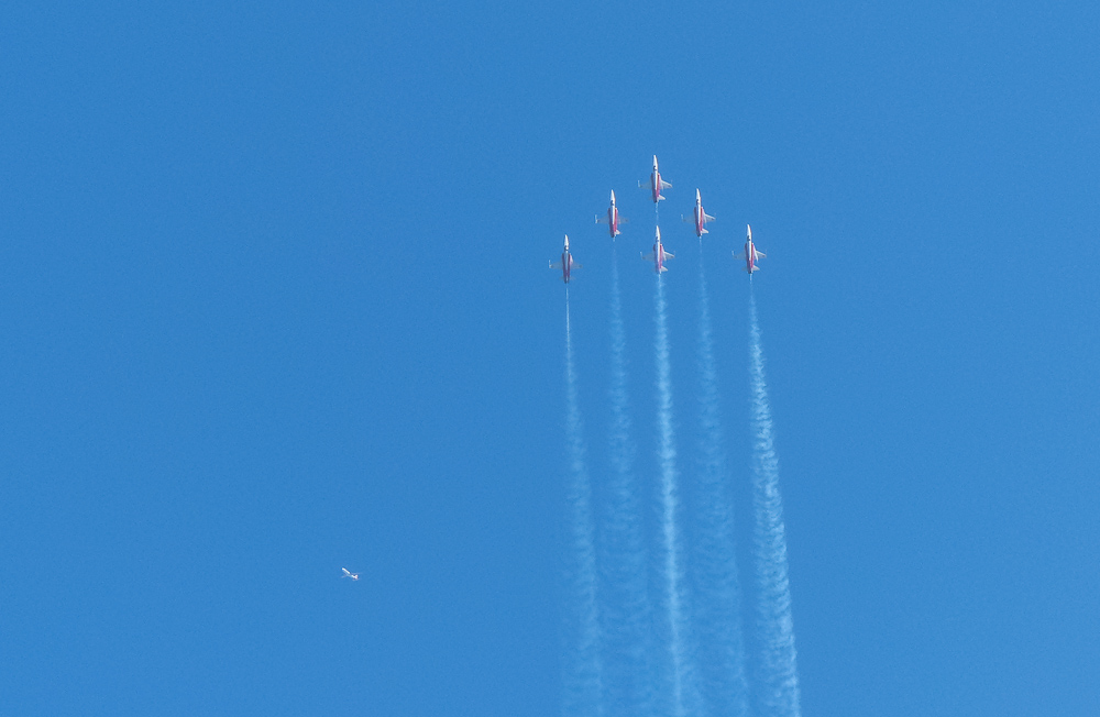 Begegnung mit Patrouille Suisse?