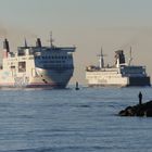 Begegnung vor Warnemünde