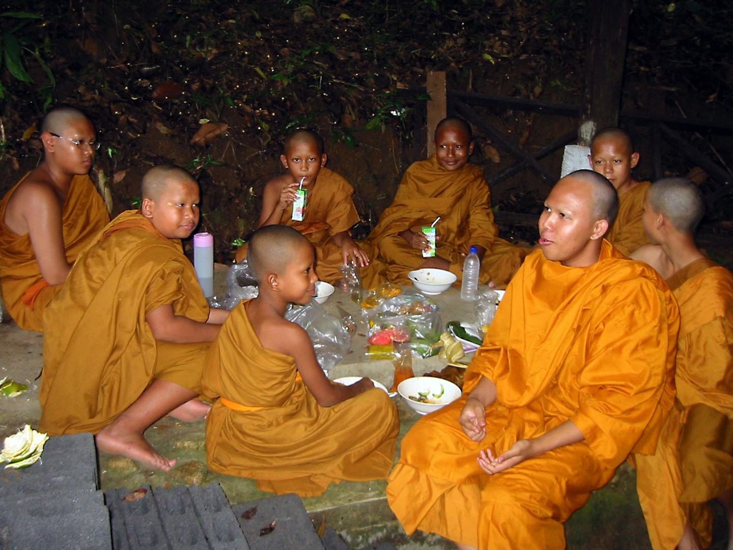 Begegnungen (12) .... mit den Mönchen in Thailand