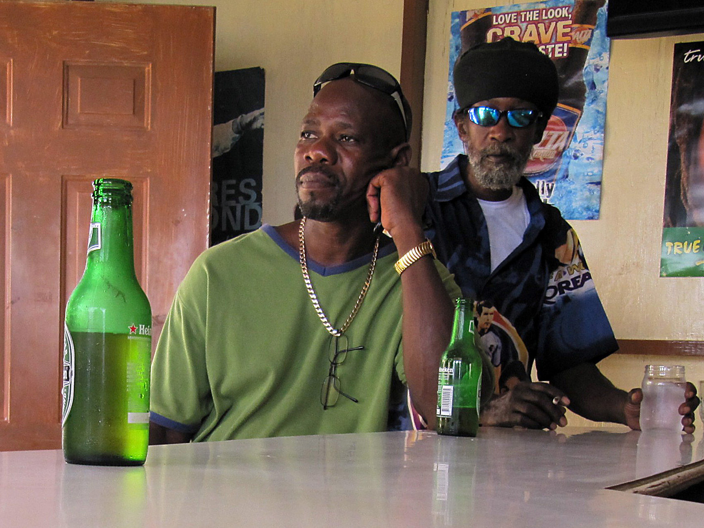 Begegnungen (6) .... in einer Bar auf St.Lucia (Karibik)