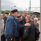 Begegnungen am Bahnsteig vor Bernds Abschiedes- Fahrt