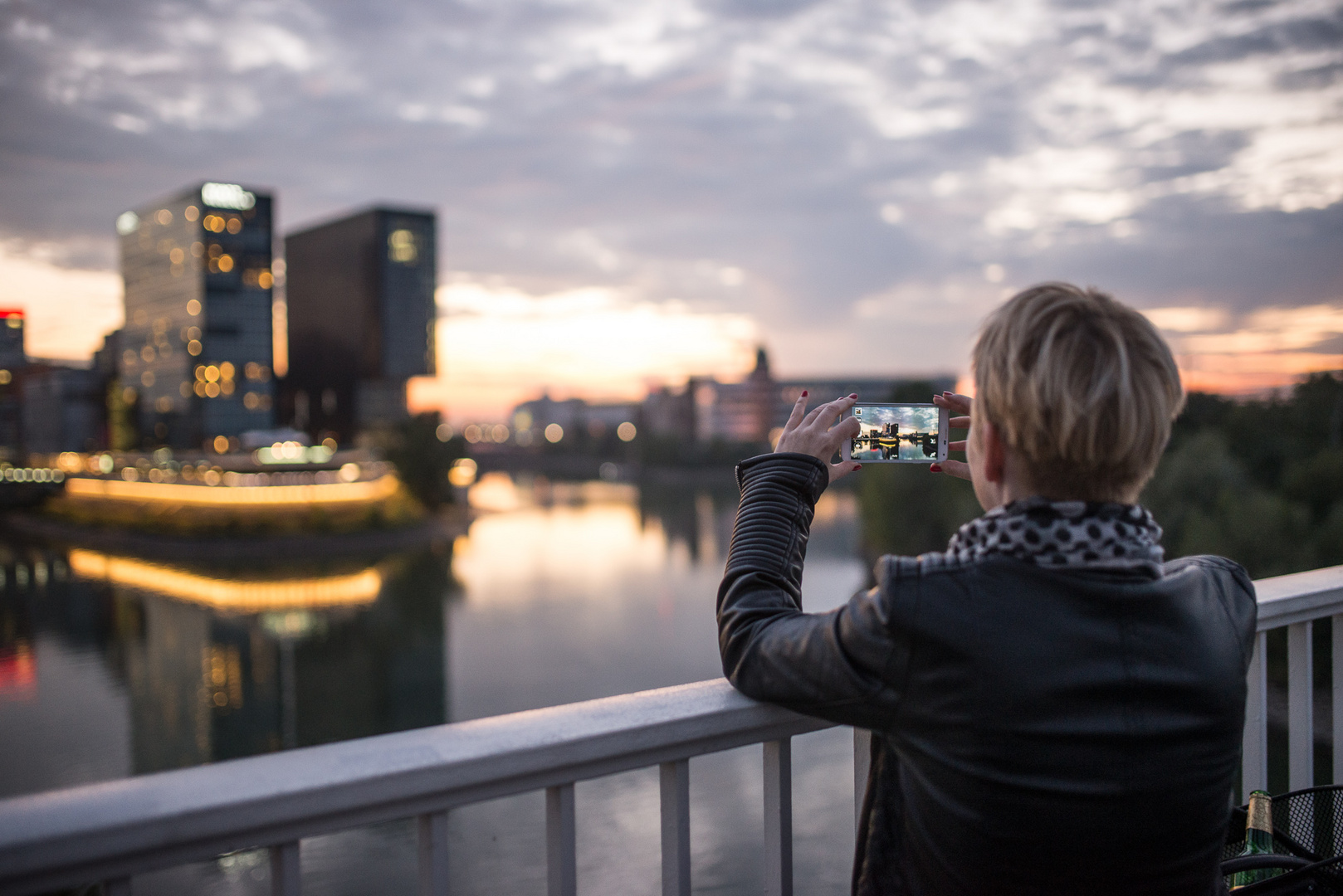 Begegnungen am Medienhafen Düsseldorf