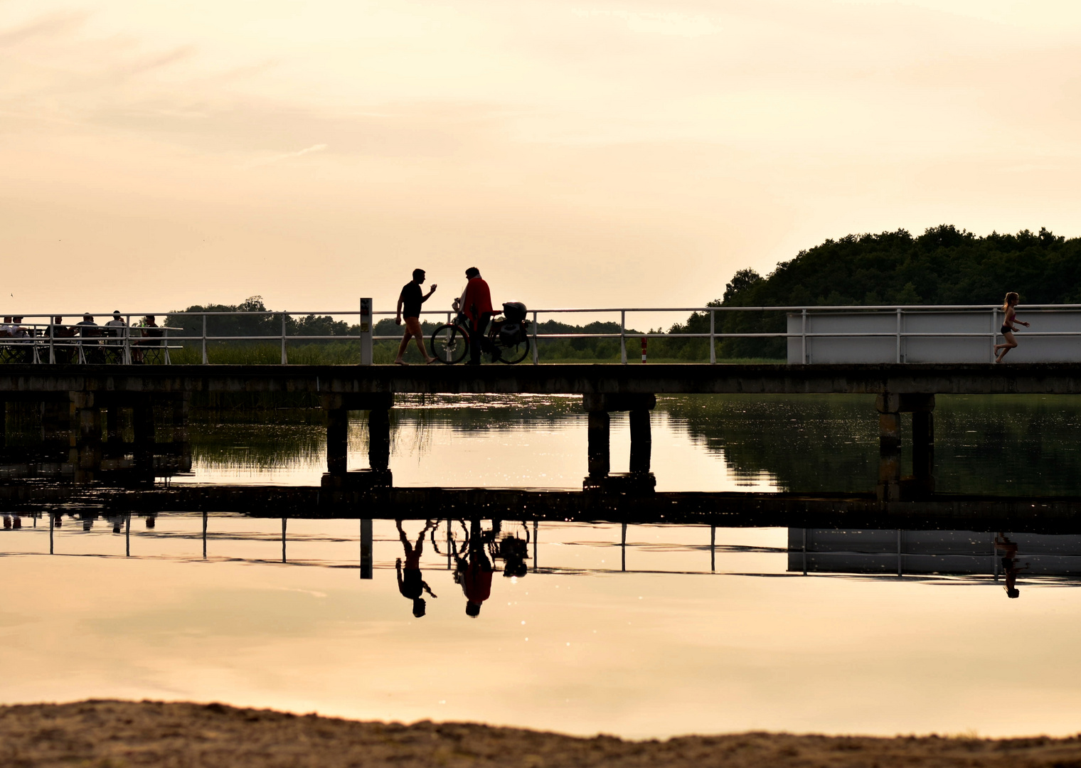 Begegnungen auf dem Steg