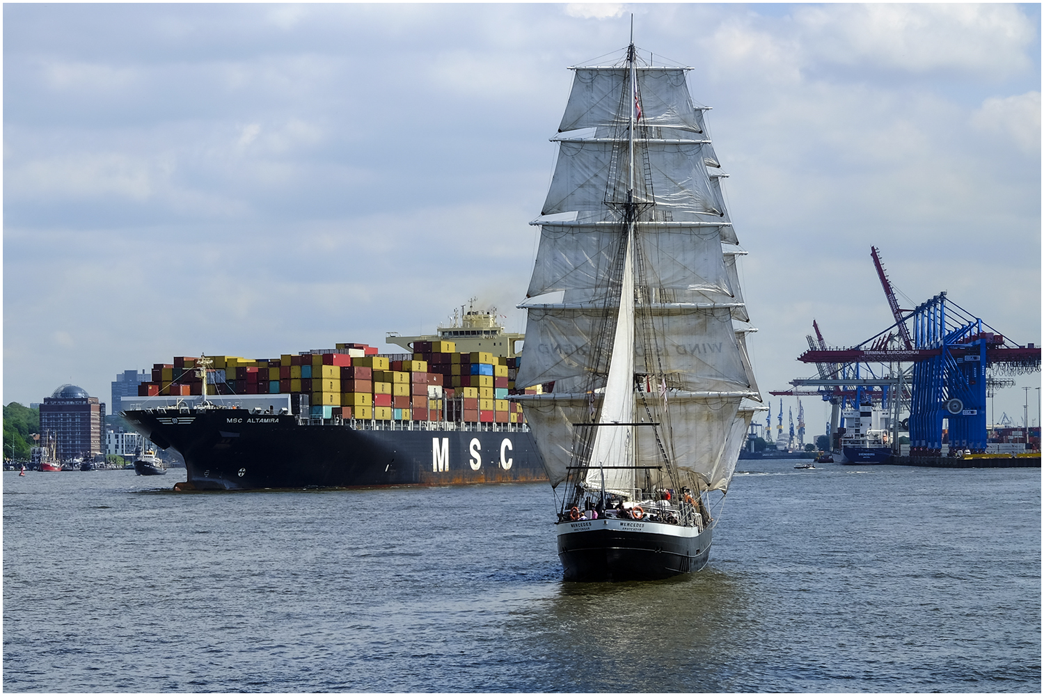 Begegnungen im Hafen