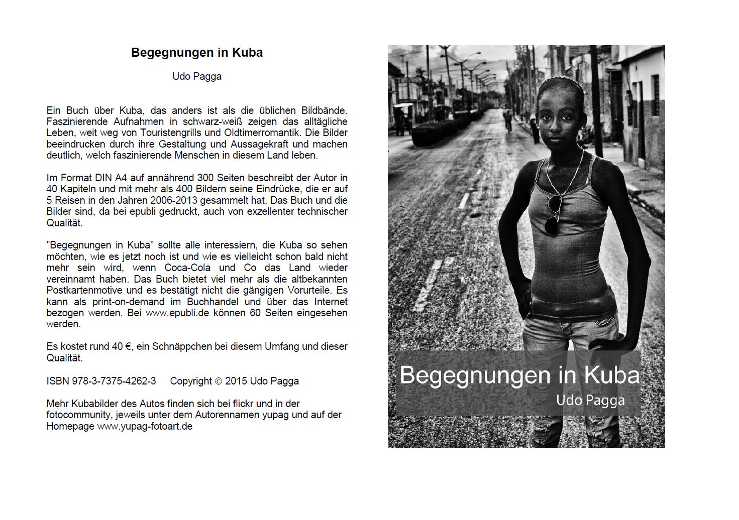 Begegnungen In Kuba Ein Buch Zum Anschauen Und Lesen Foto Bild Werbe Und Produkt Fotografie Flyer Medien Und Werbung Bilder Auf Fotocommunity