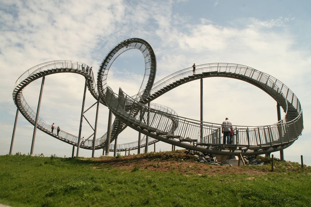 Begehbare Achterbahn Komplett Foto & Bild architektur, stahlbau