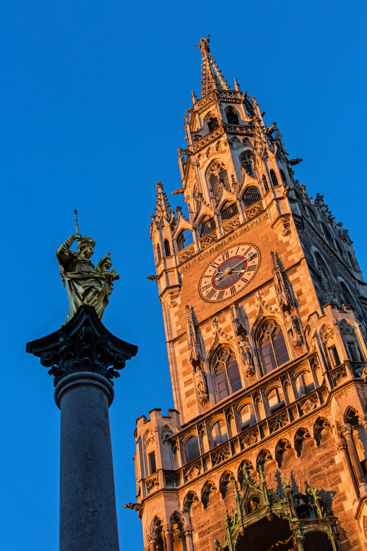 Begenung im Abendlicht